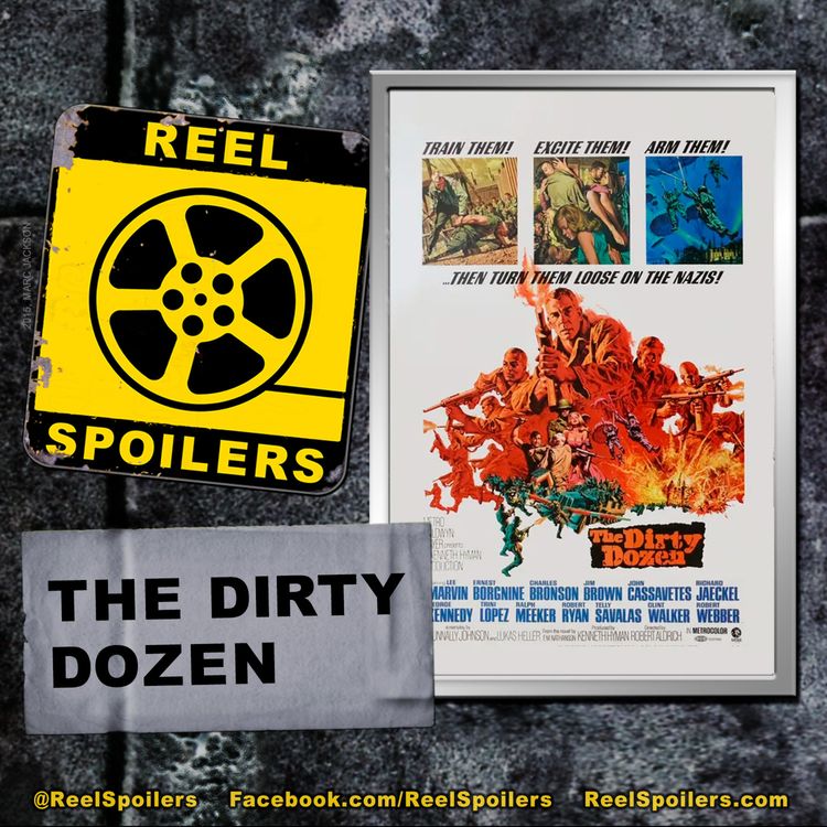 cover art for THE DIRTY DOZEN Starring Lee Marvin, Ernest Borgnine, Charles Bronson
