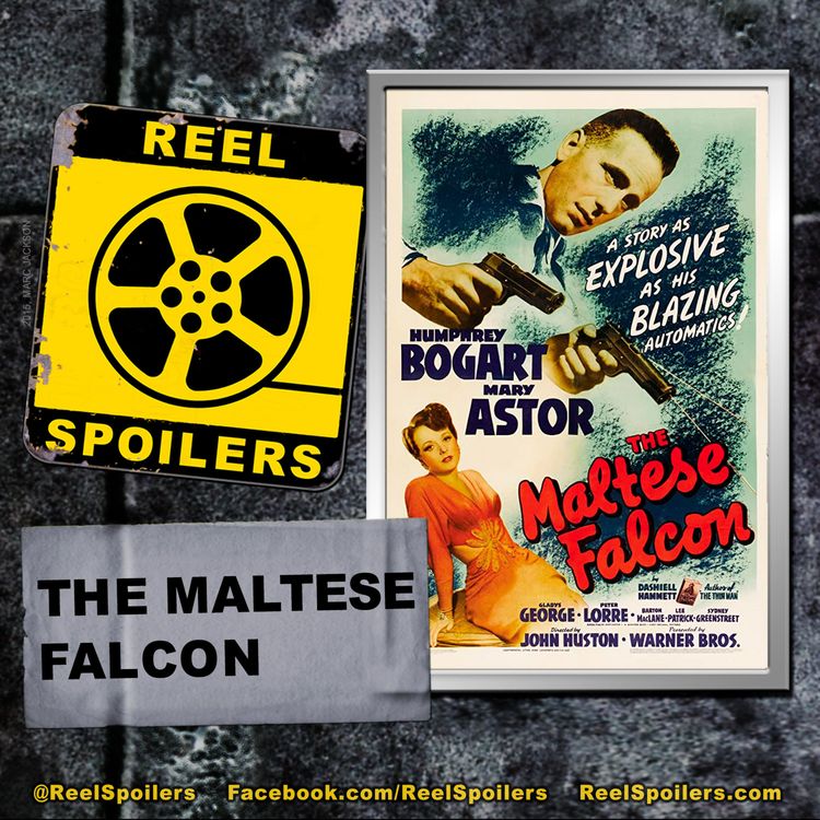 cover art for THE MALTESE FALCON Starring Humphrey Bogart, Mary Astor, Gladys George