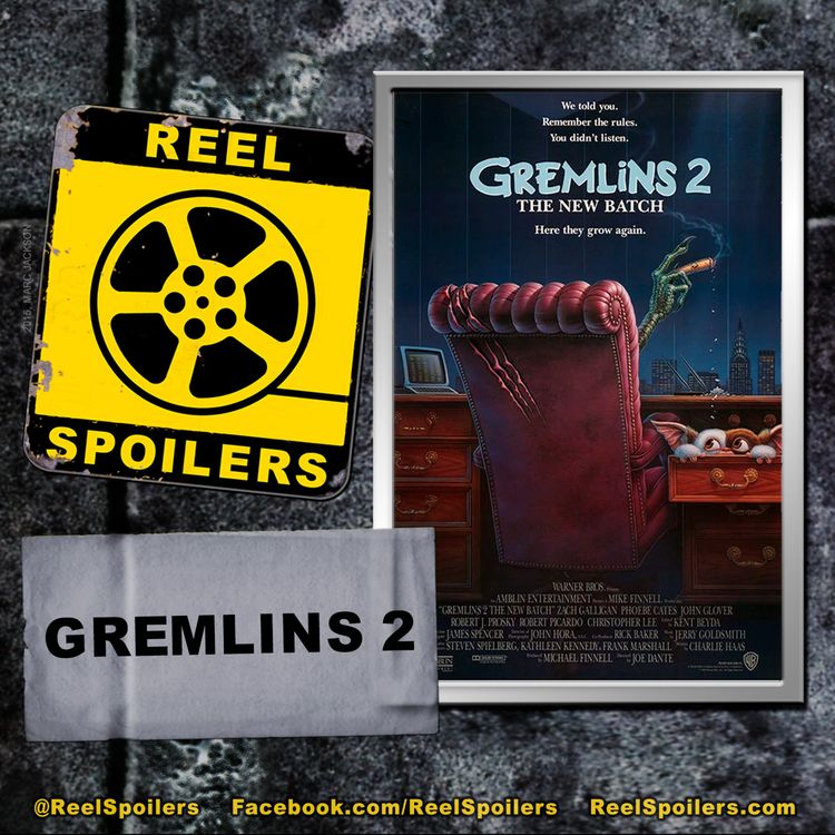 cover art for GREMLINS 2 Starring Zach Galligan, Phoebe Cates, John Glover