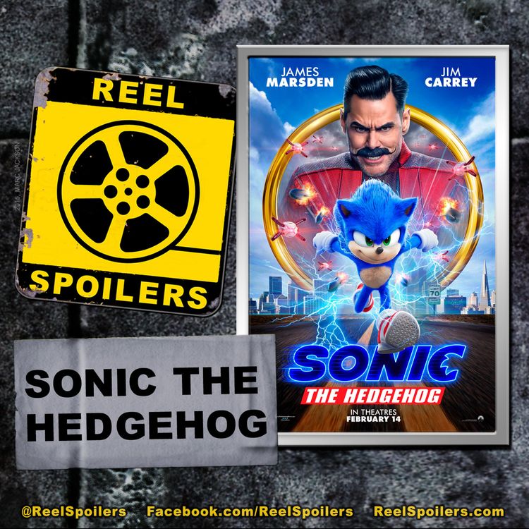 cover art for SONIC THE HEDGEHOG Starring Ben Schwartz, Jim Carrey, James Marsden