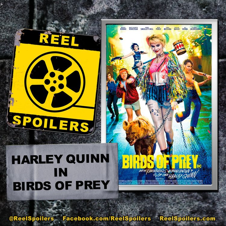 cover art for HARLEY QUINN: BIRDS OF PREY Starring Margot Robbie, Mary Elizabeth Winstead, Jurnee Smollett-Bell