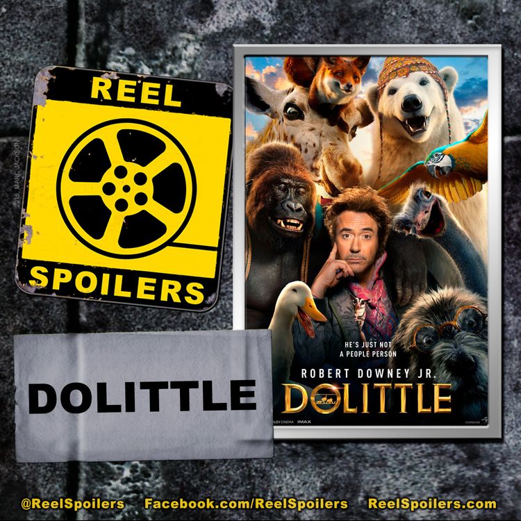 cover art for DOLITTLE Starring Robert Downey Jr., Emma Thompson, Antonio Banderas