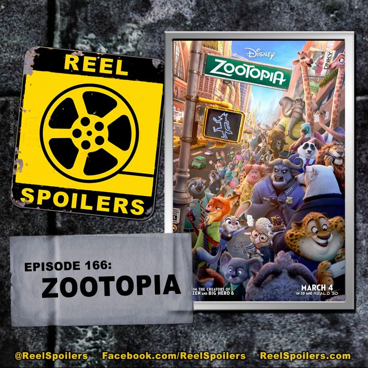 cover art for 166: 'Zootopia' Starring Ginnifer Goodwin, Jason Bateman, Idris Elba