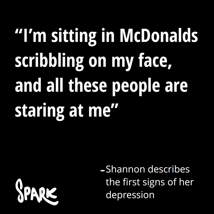 cover art for I'm Fine - Shannon - Spark True Stories