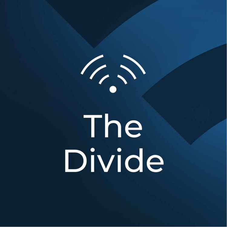 cover art for The Divide: Gigi Sohn on the bad state of BEAD and promise of public broadband