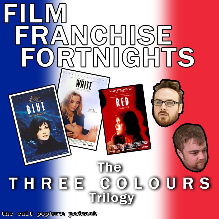 cover art for Krzysztof Kieślowski's Three Colours Trilogy | Film Franchise Fortnights