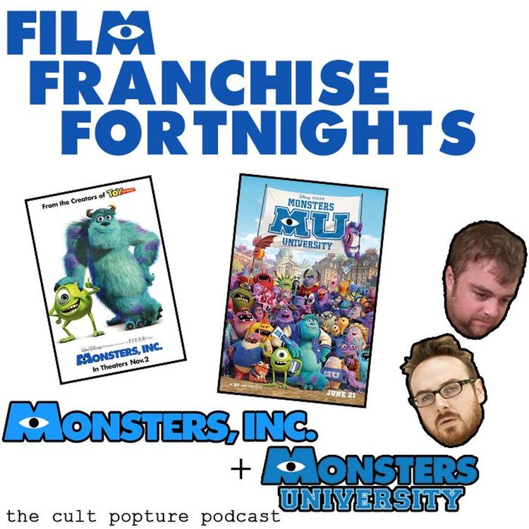 cover art for "Monsters, Inc" & "Monsters University" | Film Franchise Fortnights