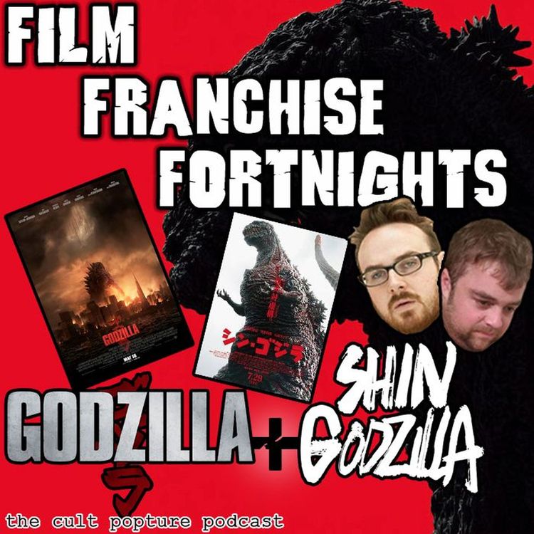 cover art for "Godzilla" (2014) & "Shin Godzilla" | Film Franchise Fortnights