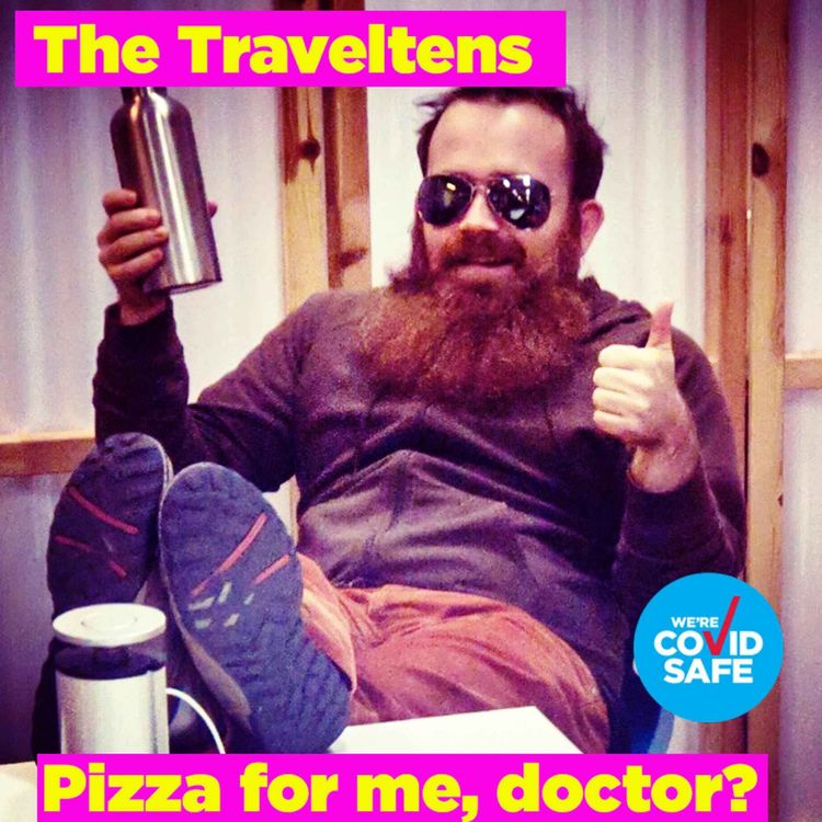 cover art for I made an album: an exclusive look at "Pizza for me, doctor?" by The Traveltens