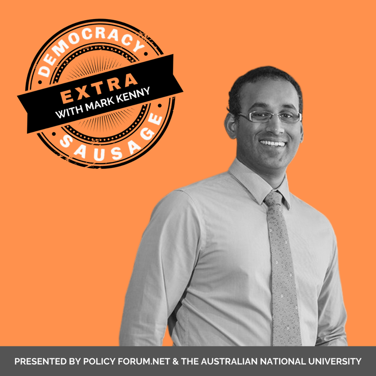 cover art for The new pandemic playbook with Sanjaya Senanayake