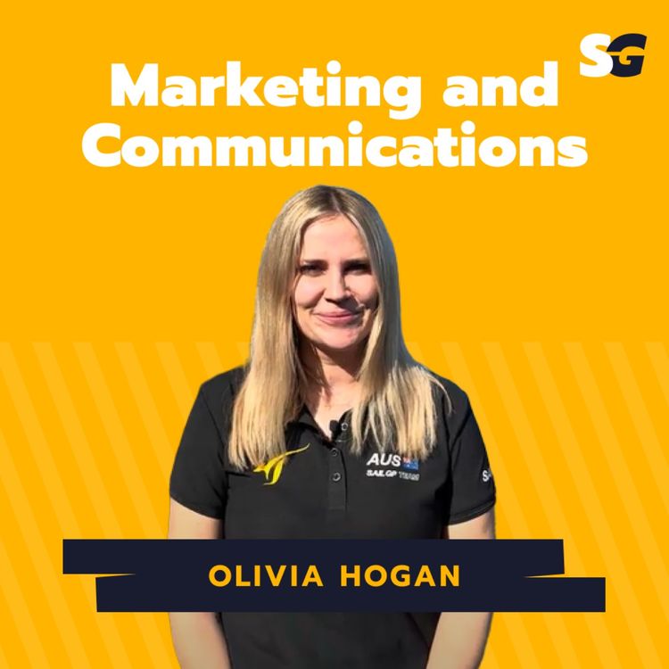 cover art for #268: From PR agency to Head of Marketing & Comms at Sail GP
