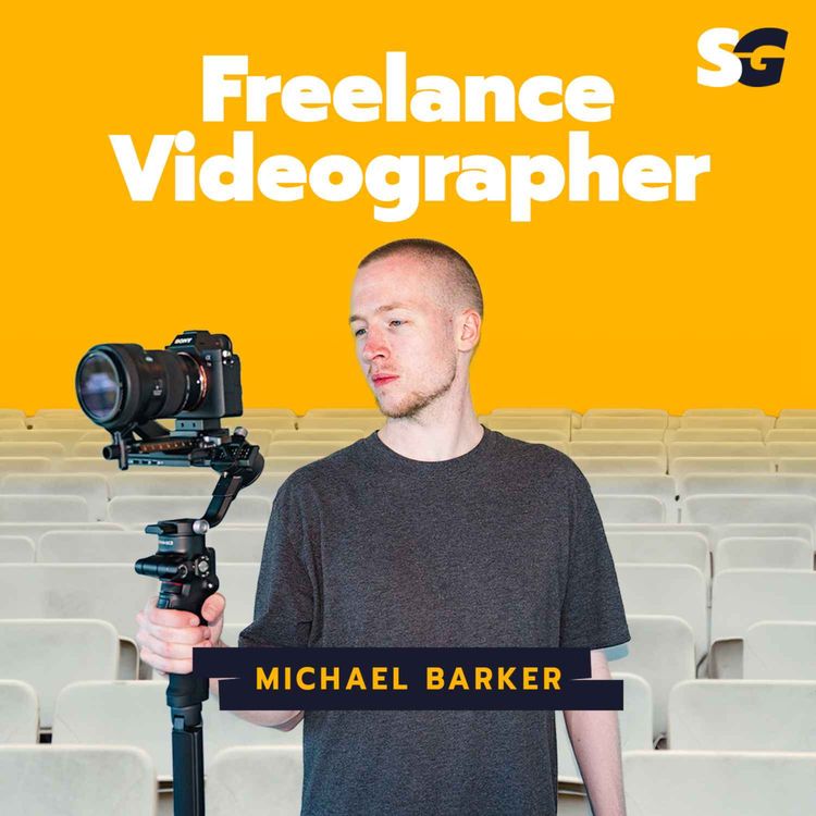 cover art for #279: How to be a freelance videographer in sports with Michael Barker