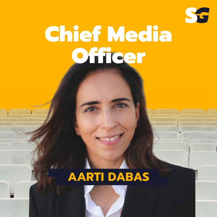 cover art for #233: How to be the Chief Media Officer at Formula E with Aarti Dabas