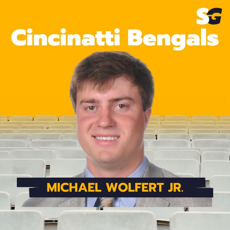 cover art for #153: Michael Wolfert Jr. (Cincinnati Bengals) - Behind the scenes of the Super Bowl