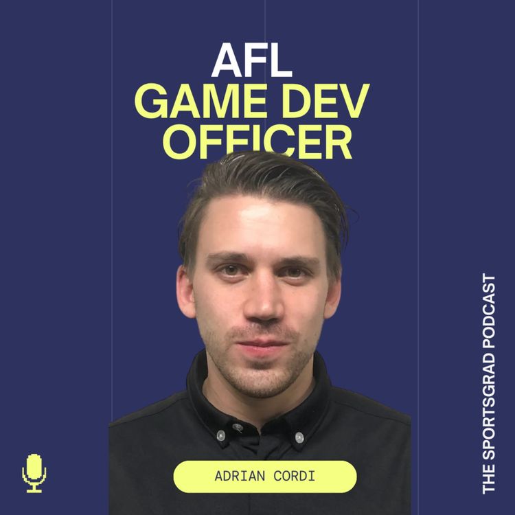 cover art for #305: AFL, Game Development Officer | Adrian Cordi