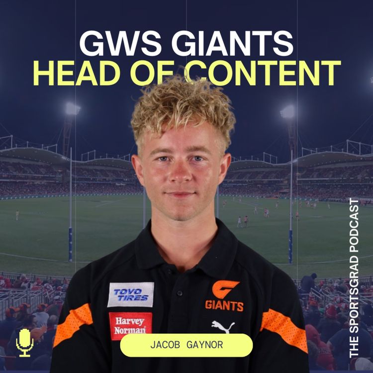 cover art for #286: Inside the GWS Giants Social Media strategy with Jacob Gaynor