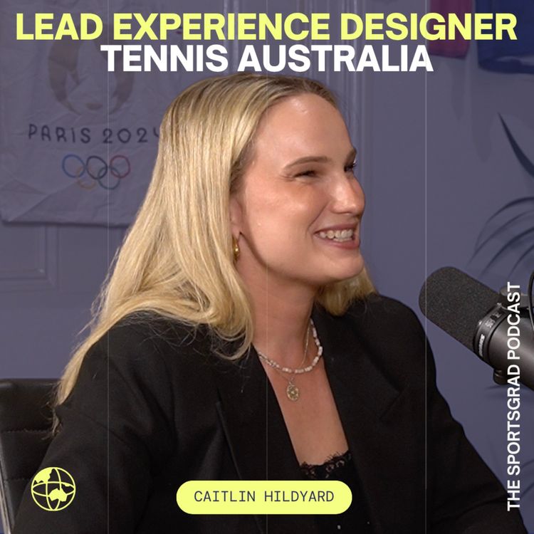 cover art for #343: From New Zealand to Designing for the Australian Open with Caitlin Hildyard