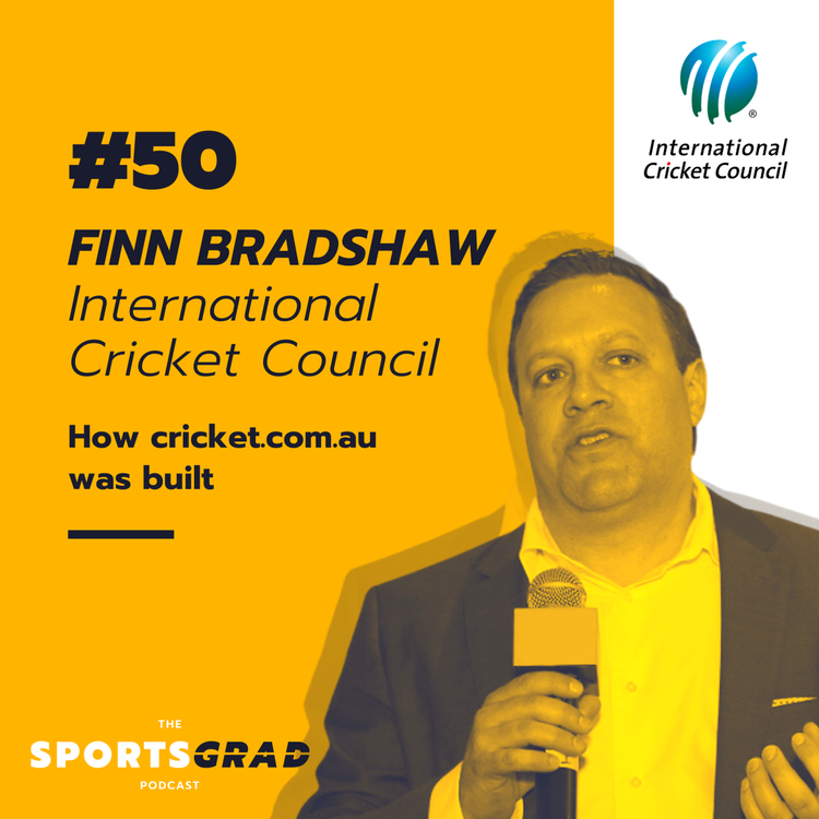 cover art for #50: Finn Bradshaw (ICC) - How cricket.com.au was built