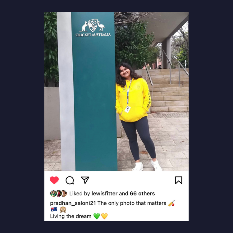 cover art for #113: Member Success Story - Saloni Pradhan (Cricket Australia)