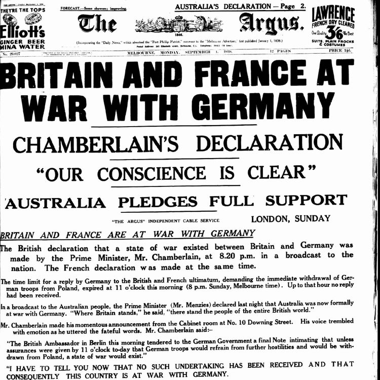 cover art for Short: When War Came on Father's Day