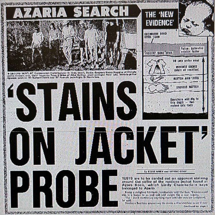 cover art for This Week in 1986 – Part One: The Strange Death That Freed Lindy Chamberlain