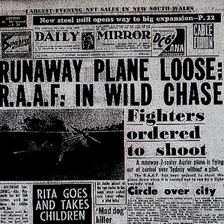 cover art for The Runaway Plane – Part One: “There’s No Pilot!”