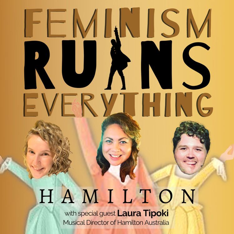 cover art for Hamilton is in The Room Where It Happened with Laura Tipoki