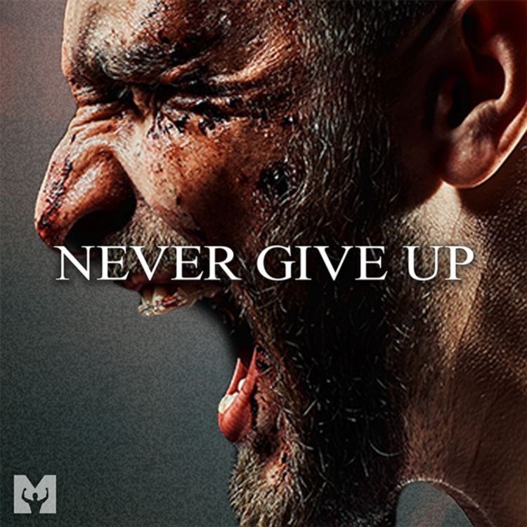 cover art for NEVER GIVE UP