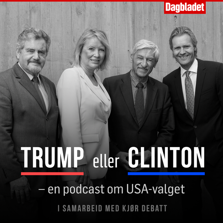 cover art for Avsnitt åtte - har egentlig Trump en sjanse?