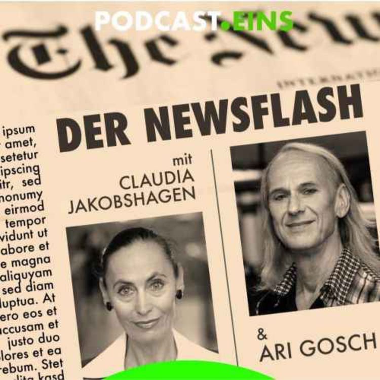 cover art for Eilmeldung Folge 59 KW 40, der Newsflash mit Ari Gosch und Claudia Jakobshagen