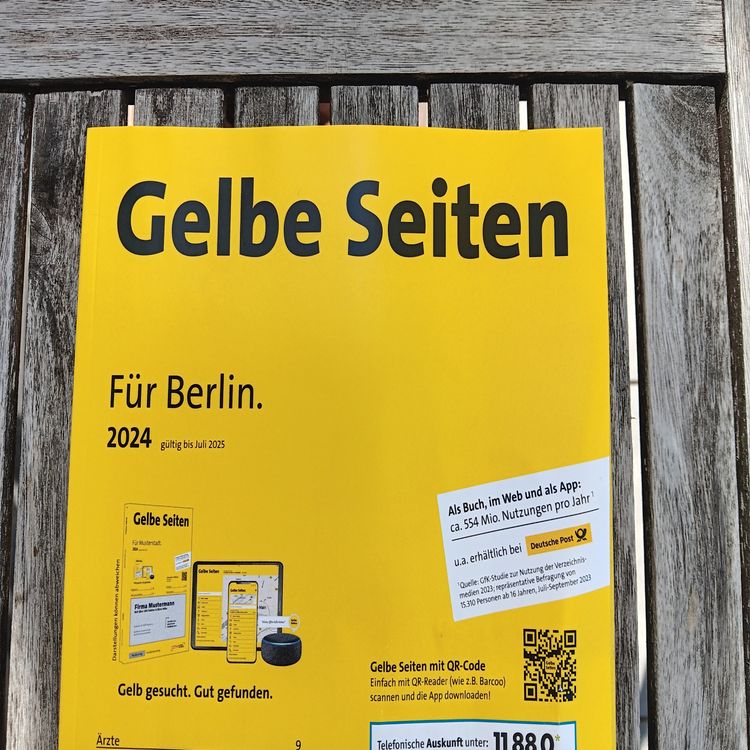 cover art for Wer schnappt sich noch die Gelben Seiten?