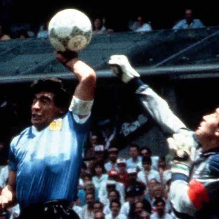 cover art for Die Hand Gottes im Fußball