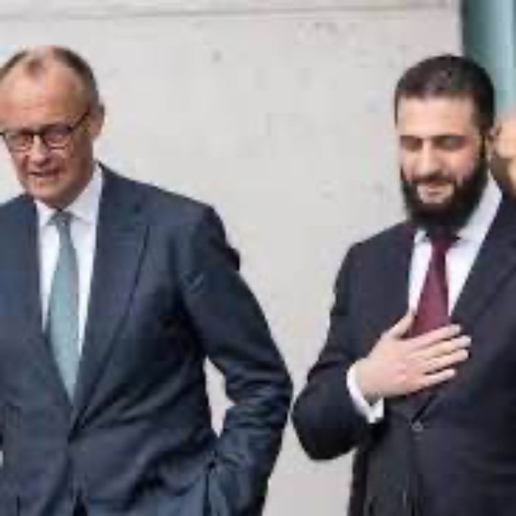 cover art for Merz kriecht Al-Sharaa in den Arsch