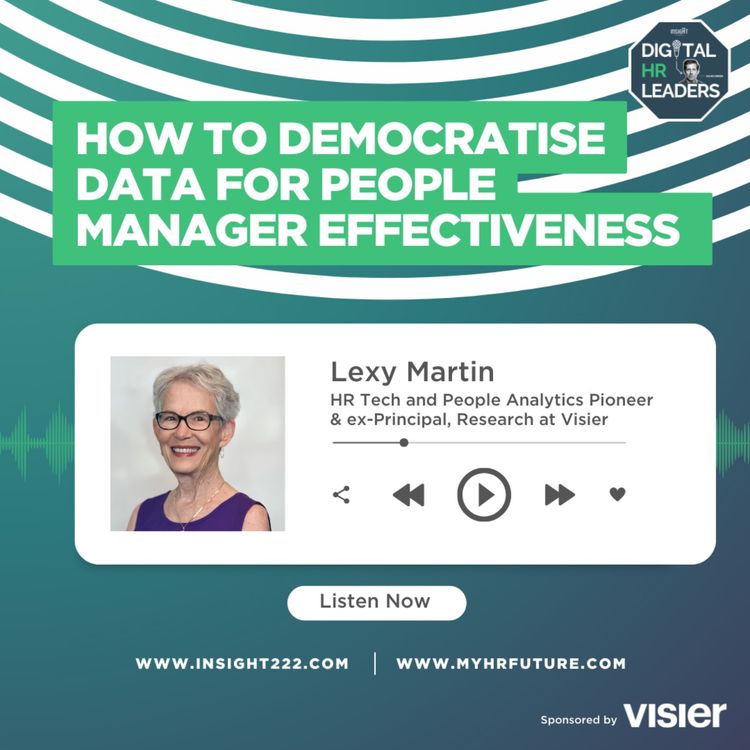 cover art for How to Democratise Data for People Manager Effectiveness (an Interview with Lexy Martin)