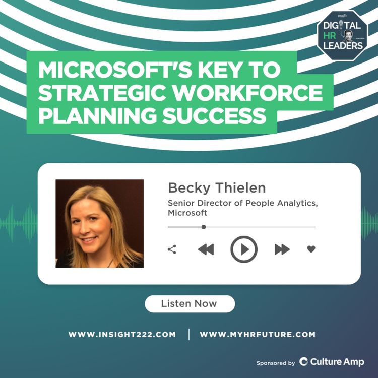 cover art for Microsoft's Key to Strategic Workforce Planning Success (an Interview with Becky Thielen)