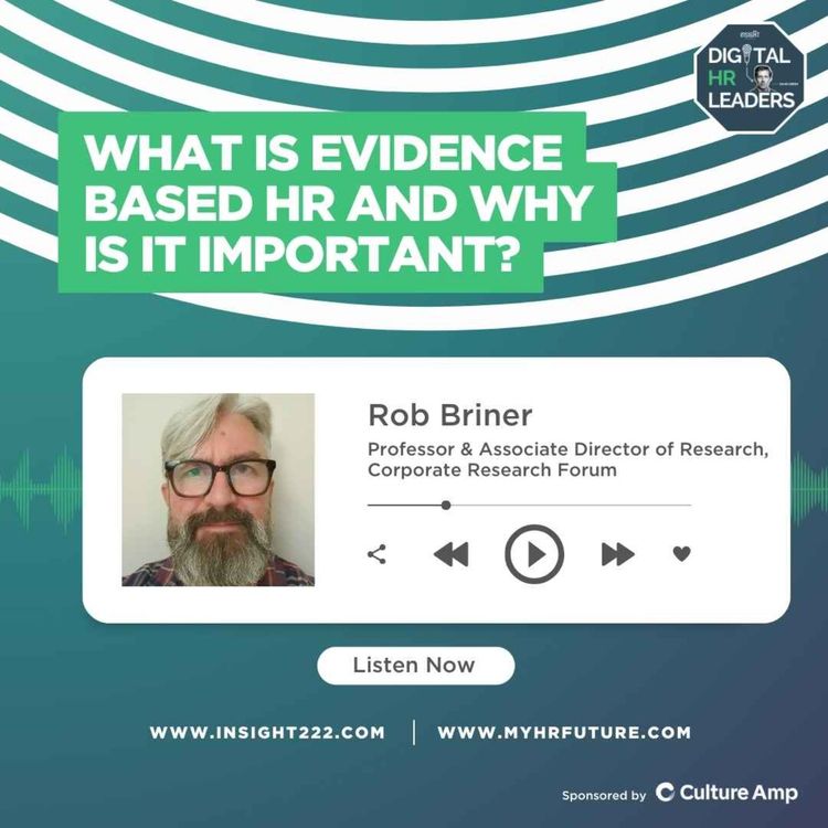 cover art for What is Evidence Based HR and Why is it Important? (An Interview With Rob Briner)