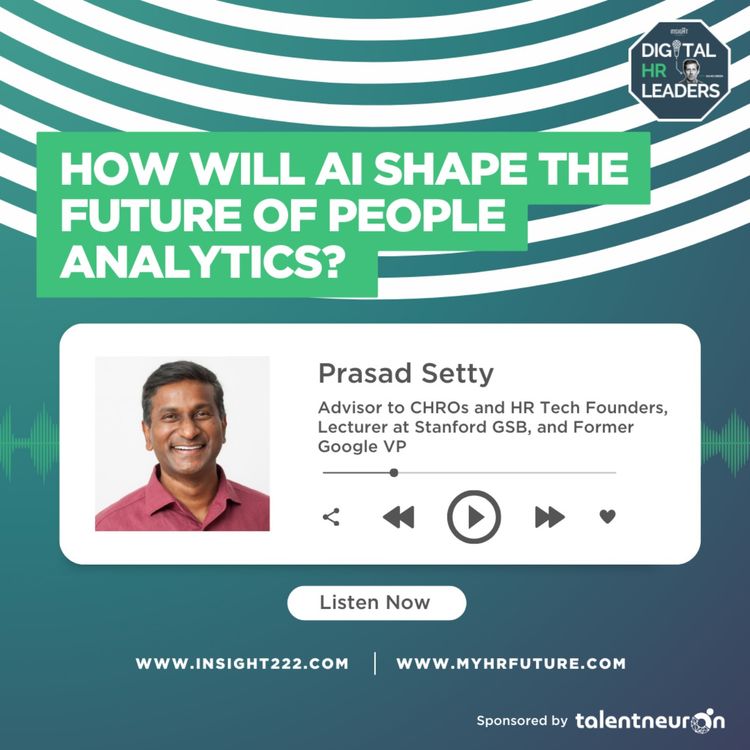 cover art for How Will AI Shape the Future of People Analytics? (An Interview with Prasad Setty)