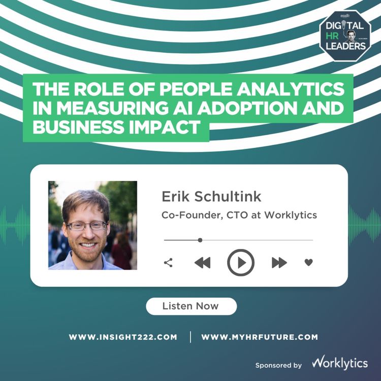 cover art for The Role of People Analytics in Measuring AI Adoption and Business Impact (an Interview with Erik Schultink)