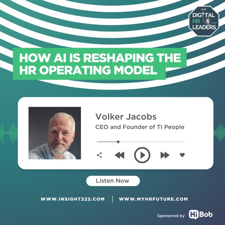 cover art for How AI is Reshaping the HR Operating Model (an Interview with Volker Jacobs)