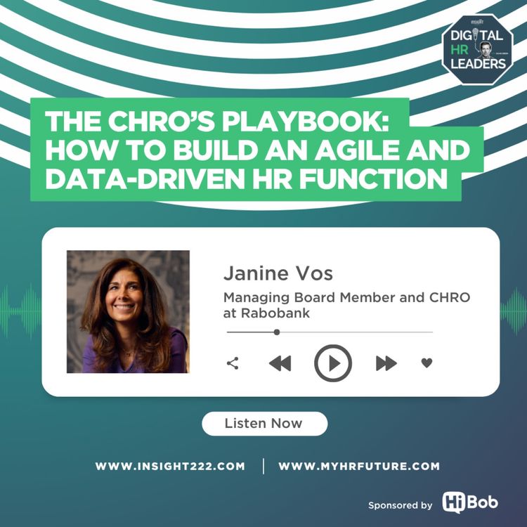cover art for The CHRO’s Playbook: How to Build an Agile and Data-Driven HR Function (an Interview with Janine Vos)