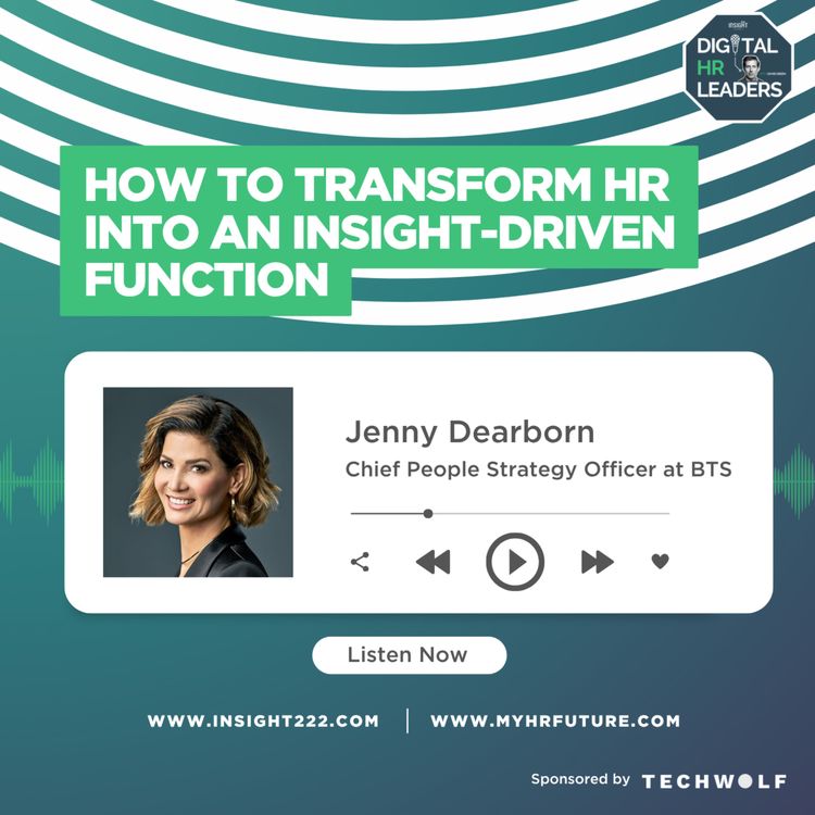 cover art for How to Transform HR Into an Insight-Driven Function (an Interview with Jenny Dearborn)