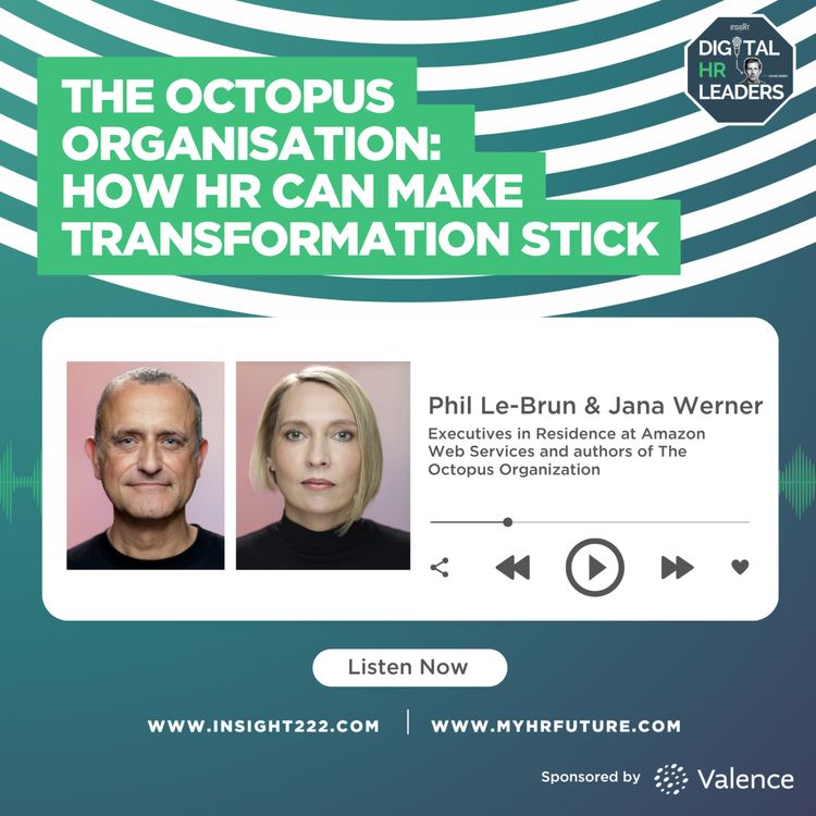 cover art for The Octopus Organisation: How HR Can Make Transformation Stick