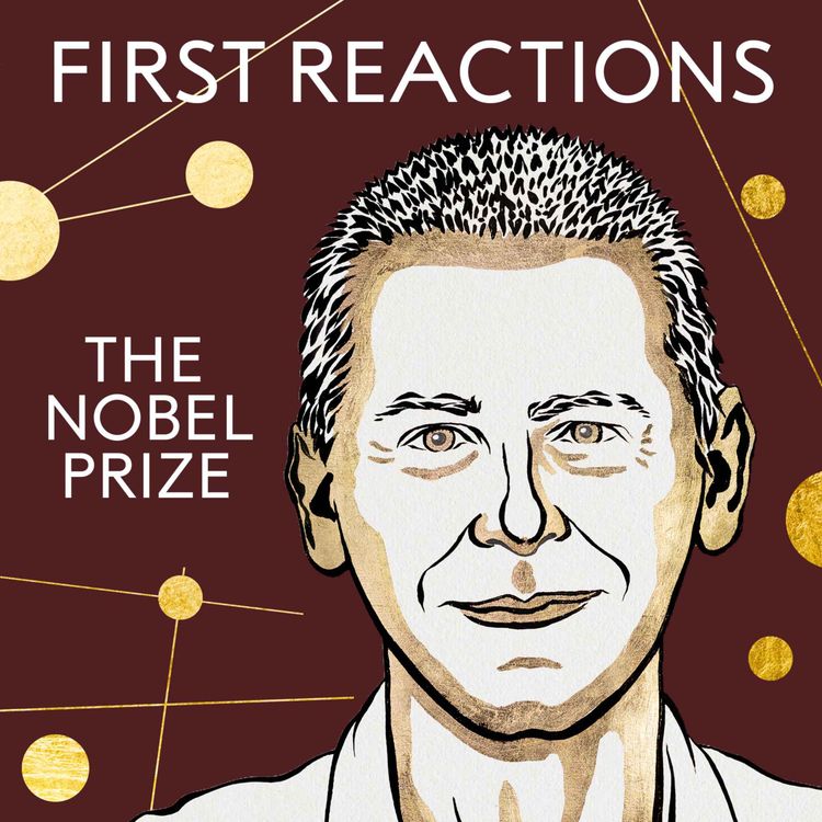 cover art for First Reactions | John Jumper, Nobel Prize in Chemistry 2024 | Telephone interview