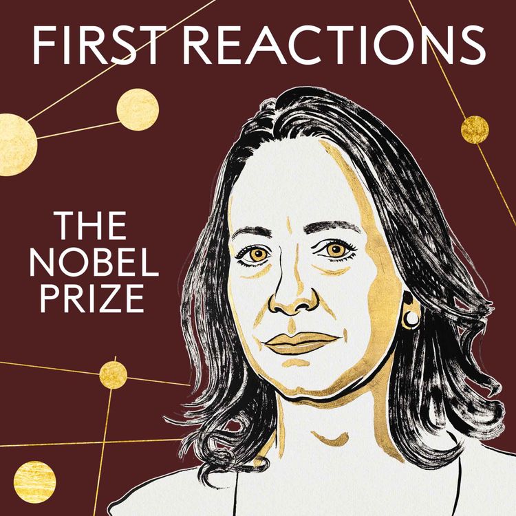 cover art for First reactions | Maria Corina Machado, Nobel Peace Prize 2025 | Telephone interview