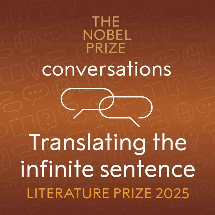 cover art for 'Translating the infinite sentence' Examining the work of László Krasznahorkai with translator Daniel Gustafsson