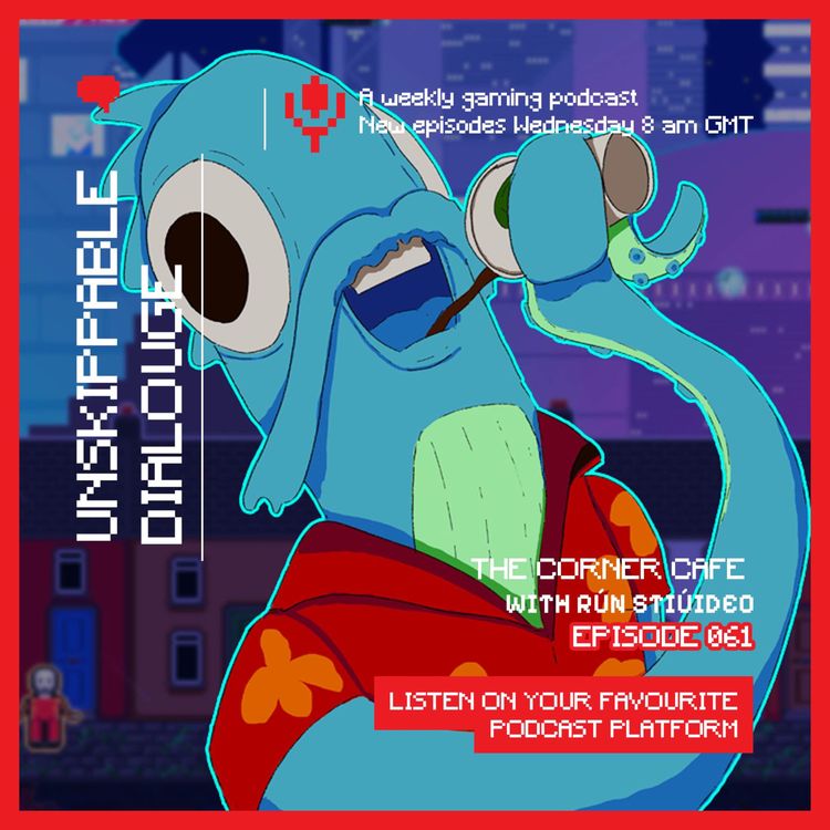 cover art for 061 - Rún Stiúideo on The Corner Café: An Irish Folklore Cyberpunk Café Sim