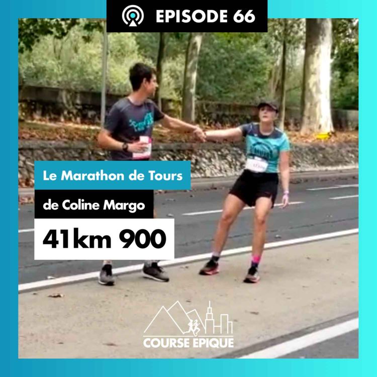 cover art for #66 "41km900", le Marathon de Tours de Coline Margo