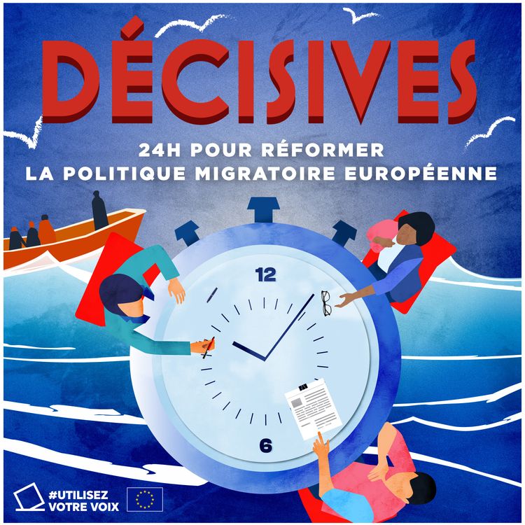 cover art for Décisives : 24h pour réformer la politique migratoire européenne 