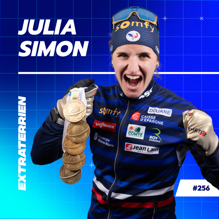 cover art for JULIA SIMON - DE LA PETITE FILLE DYSLEXIQUE AU SOMMET DU BIATHLON 