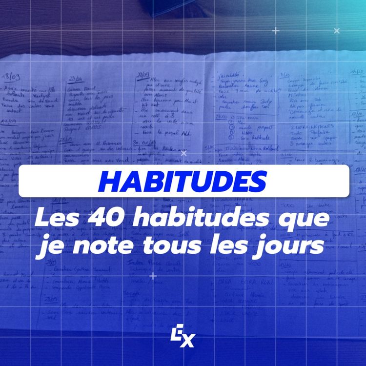 cover art for Les 40 habitudes que je track dans un fichier Excel